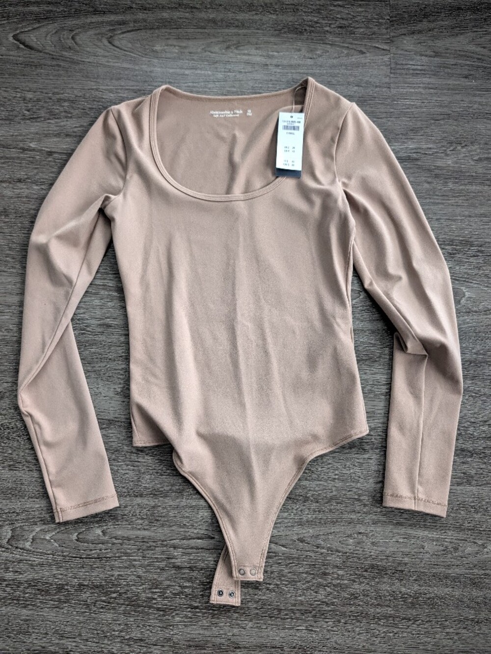 NWT Abercrombie Tan Bodysuit
